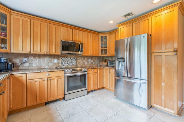 Interior, Kitchen, Recessed Lighting, Stainless Steel Appliances