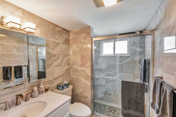 Bathroom, Glass Shower, Interior