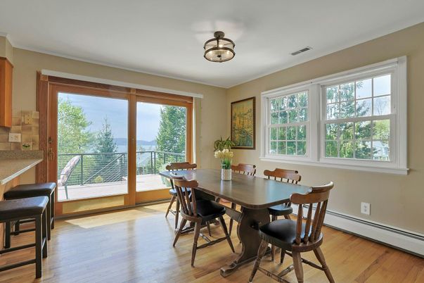 Dining room, Interior, Wood Texture Flooring