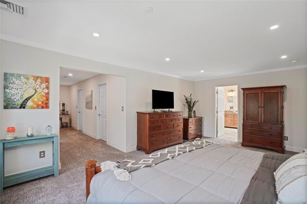 Bedroom, Interior, Recessed Lighting