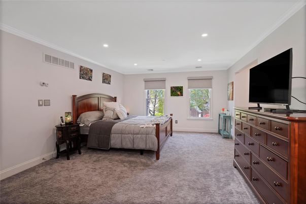 Bedroom, Interior, Recessed Lighting