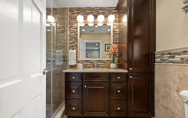 Bathroom, Glass Shower, Interior