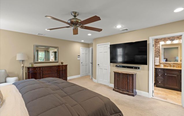 Bedroom, Interior, Recessed Lighting