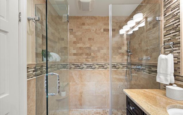 Bathroom, Glass Shower, Interior