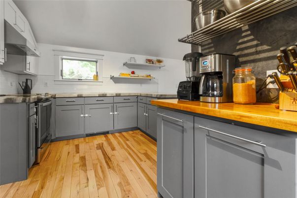 Interior, Kitchen, Wood Texture Flooring