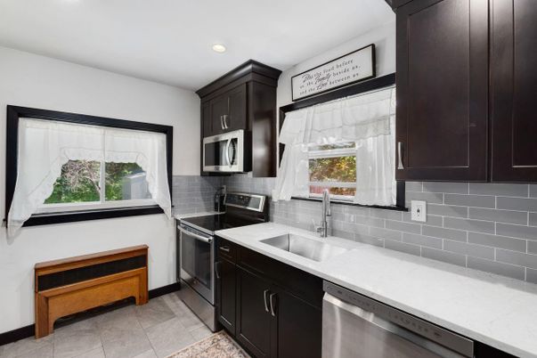 Interior, Kitchen, Recessed Lighting, Stainless Steel Appliances