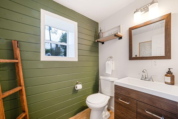 Bathroom, Interior, Wood Texture Flooring
