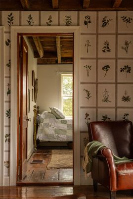 Interior, Wooden Beams, Wood Texture Flooring