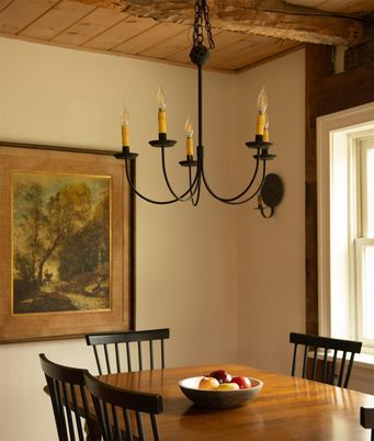 Chandelier, Dining room, Interior