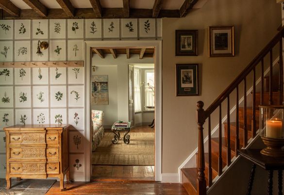 Interior, Wooden Beams, Wood Texture Flooring