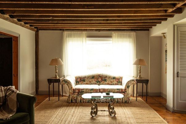 Interior, Living room, Wooden Beams, Wood Texture Flooring