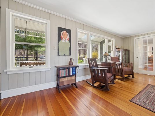 Home Office, Interior, Wood Texture Flooring