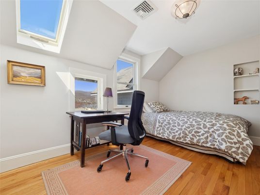 Bedroom, Home Office, Interior, Wood Texture Flooring