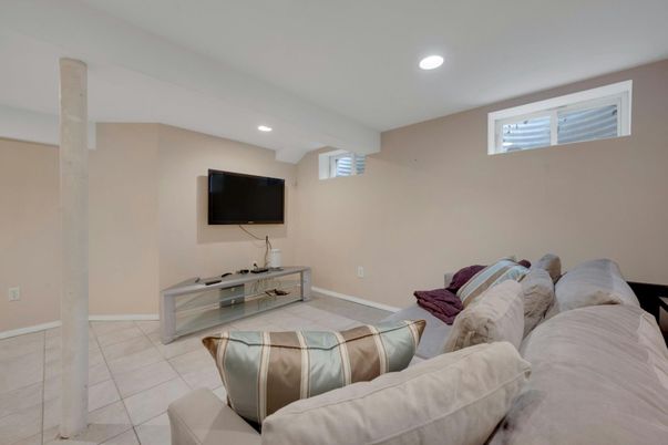 Interior, Living room, Recessed Lighting