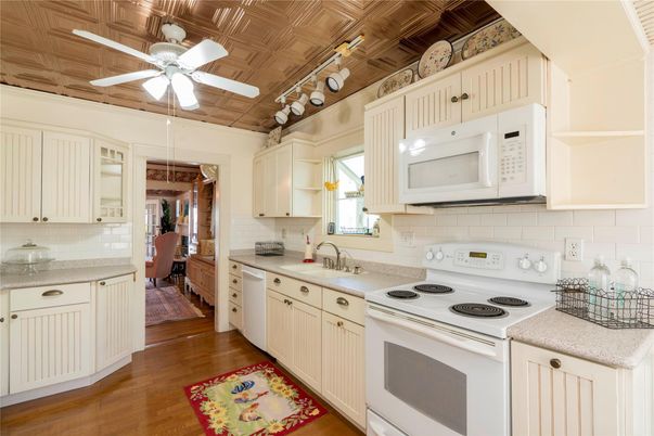Interior, Kitchen, Wooden Ceilings, Wood Texture Flooring