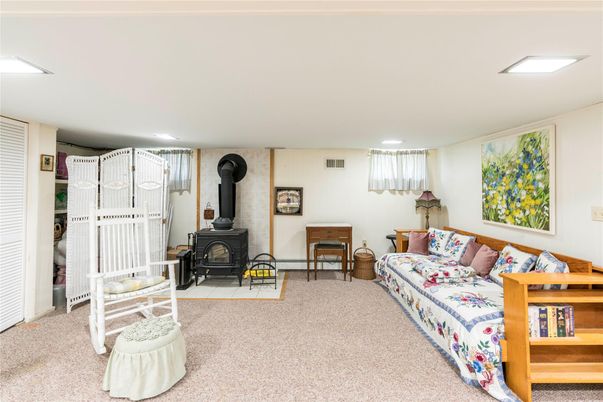 Fireplace, Interior, Living room, Recessed Lighting