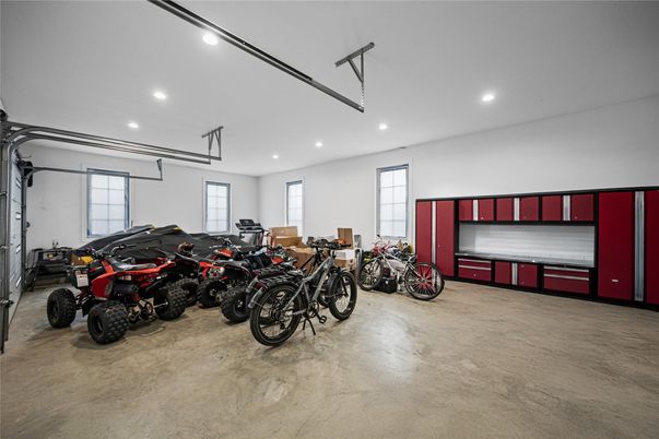 Garage, Interior, Recessed Lighting