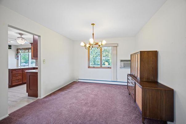 Chandelier, Empty room, Interior