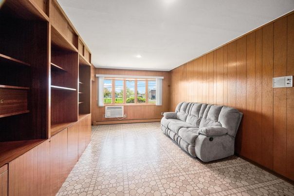 Interior, Living room, Recessed Lighting, Wooden Walls