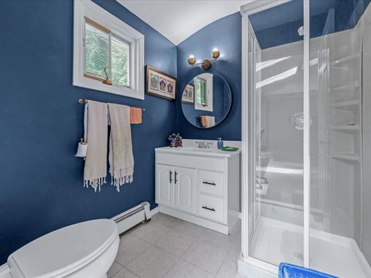 Bathroom, Glass Shower, Interior