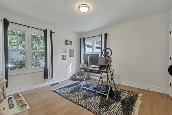 Home Office, Interior, Wood Texture Flooring