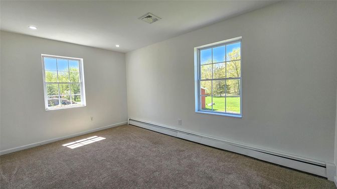 Empty room, Interior, Recessed Lighting