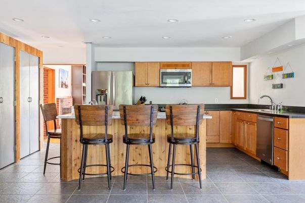 Interior, Kitchen, Recessed Lighting, Stainless Steel Appliances