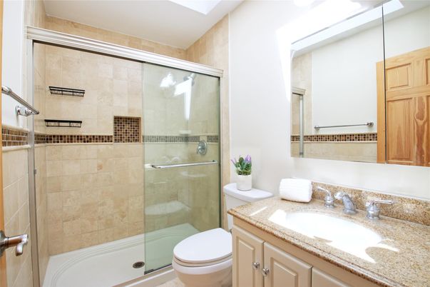 Bathroom, Glass Shower, Interior