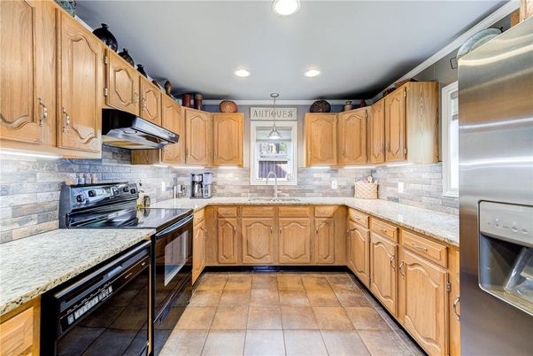Interior, Kitchen, Recessed Lighting, Stainless Steel Appliances