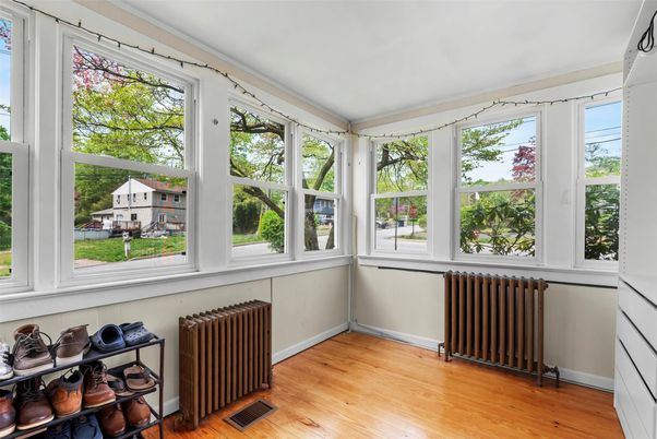 Interior, Sun Room, Wood Texture Flooring