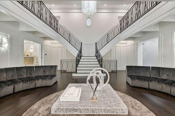 Chandelier, Interior, Recessed Lighting, Wood Texture Flooring