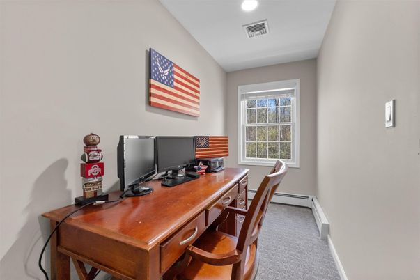 Home Office, Interior, Recessed Lighting