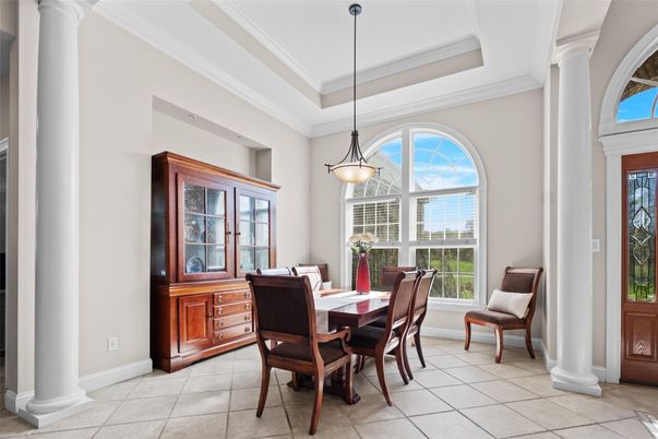 Dining room, Interior, Pendant Lights