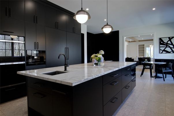 Dining room, Interior, Kitchen, Pendant Lights, Recessed Lighting