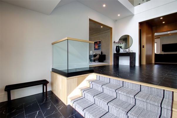 Interior, Marble, Recessed Lighting