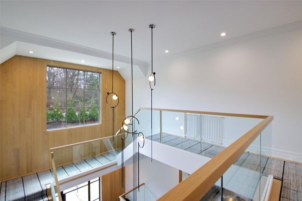 Interior, Pendant Lights, Recessed Lighting, Wood Texture Flooring