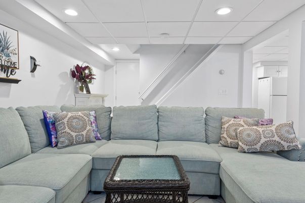 Interior, Living room, Recessed Lighting