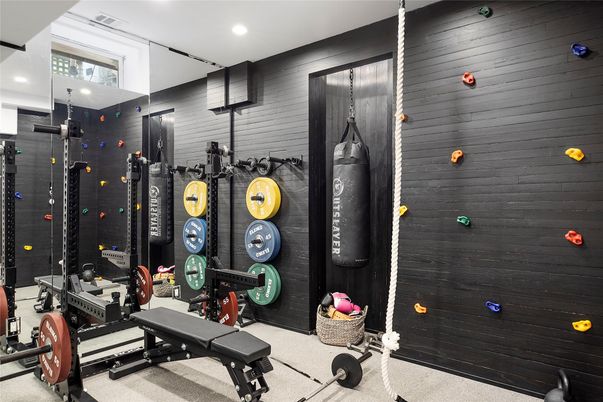 Fitness Equipment, Interior, Recessed Lighting