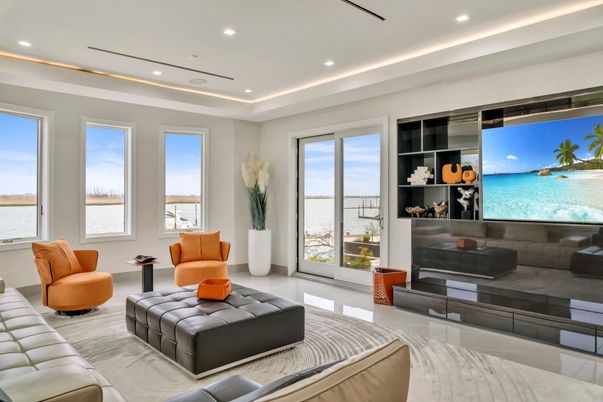 Interior, Living room, Recessed Lighting, Water