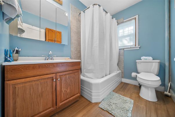 Bathroom, Interior, Wood Texture Flooring