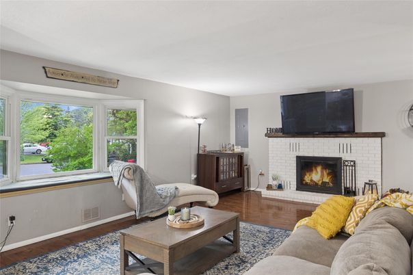 Fireplace, Interior, Living room, Wood Texture Flooring