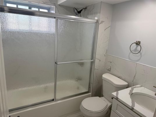 Bathroom, Glass Shower, Interior, Marble Walls