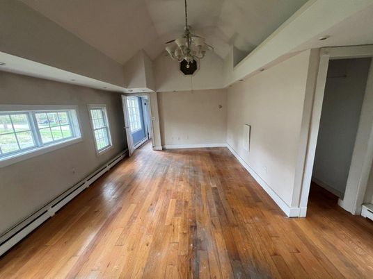 Empty room, Interior, Wood Texture Flooring