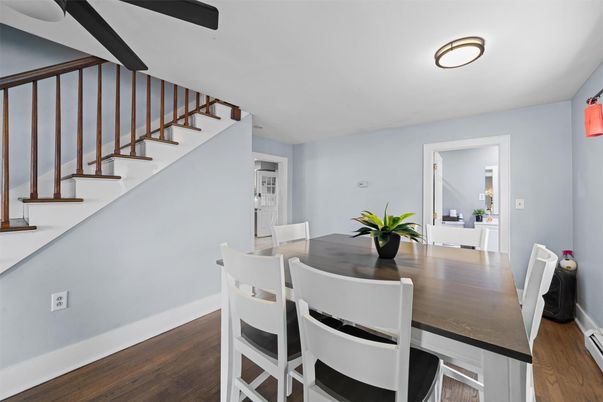 Dining room, Interior, Wood Texture Flooring