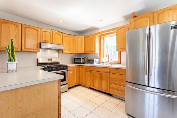 Interior, Kitchen, Recessed Lighting, Stainless Steel Appliances
