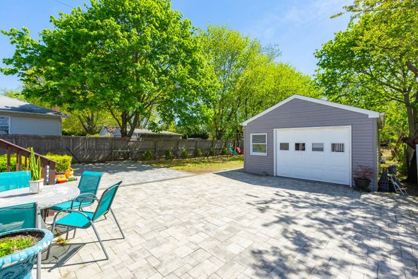 Backyard, Detached Garage, Exterior