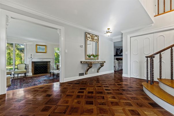 Fireplace, Interior, Wood Texture Flooring