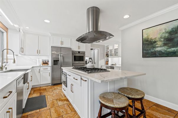 Interior, Kitchen, Recessed Lighting, Stainless Steel Appliances