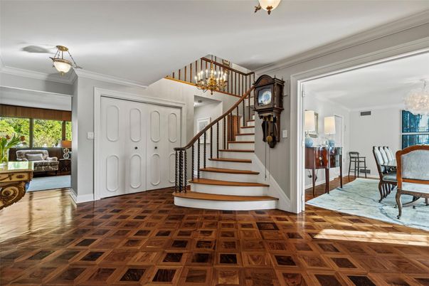 Chandelier, Interior, Wood Texture Flooring