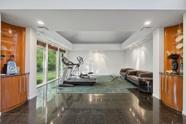 Fitness Equipment, Interior, Recessed Lighting